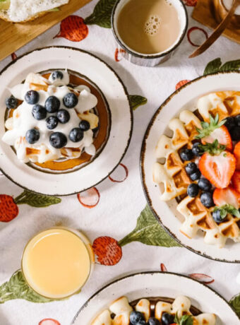 strawberry-waffle