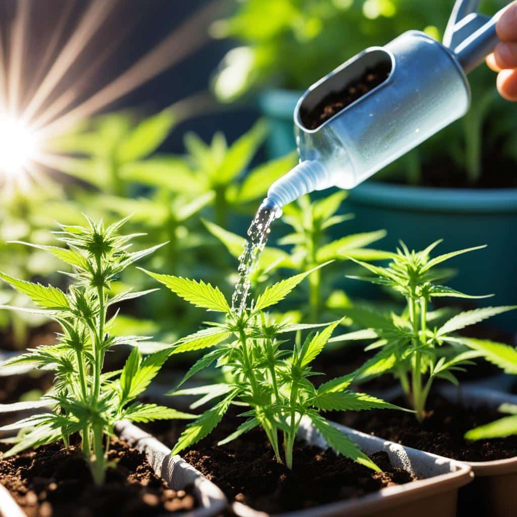 wie oft cannabis sämlinge gießen
