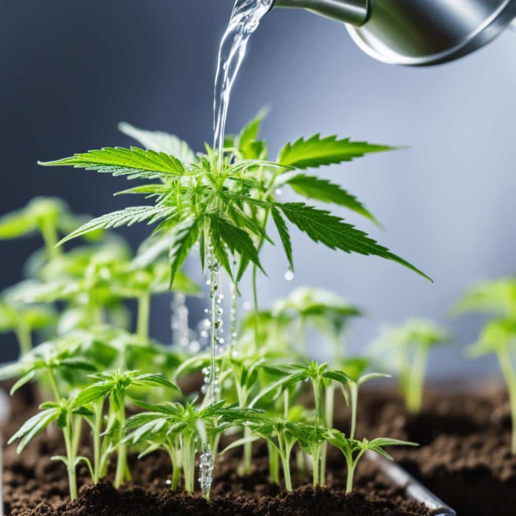 wie oft gießt man cannabis sämlinge