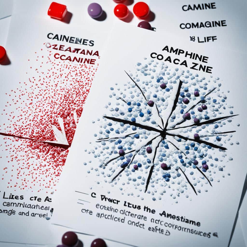 Kokain vs. Amphetamin
