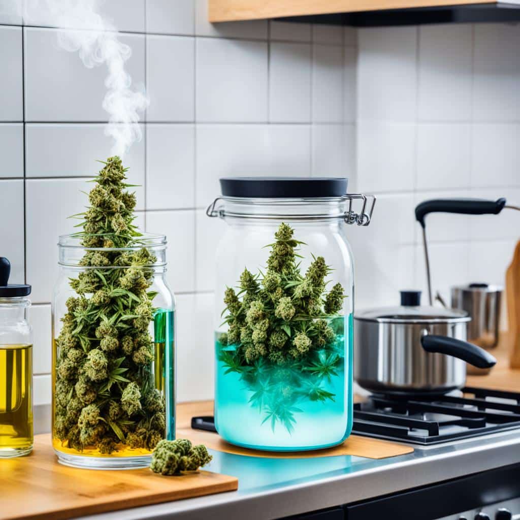 cannabis öl wasserbad