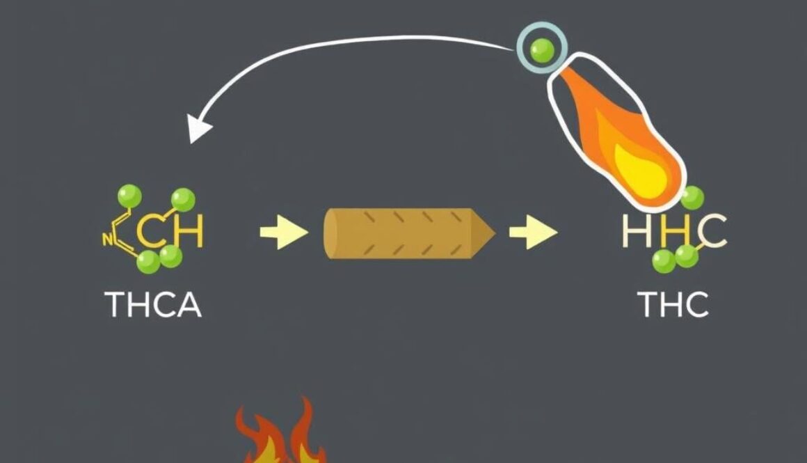wie wird thca zu thc