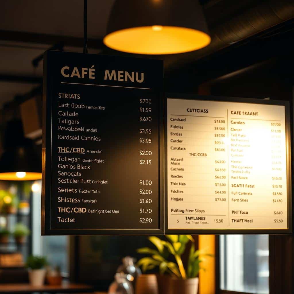 Cannabis coffeeshop amsterdam menu