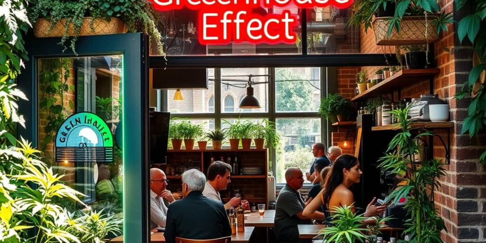 greenhouse effect Cannabis coffeeshop amsterdam