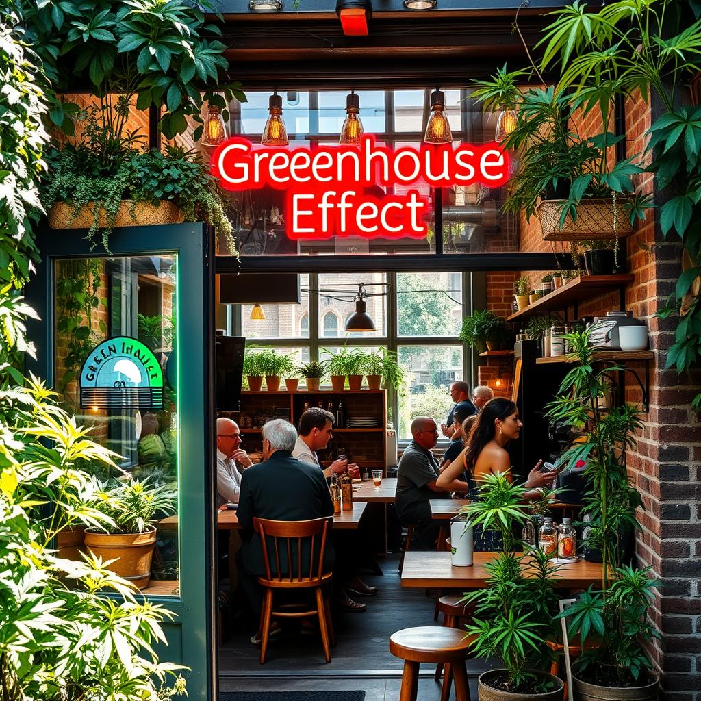greenhouse effect Cannabis coffeeshop amsterdam
