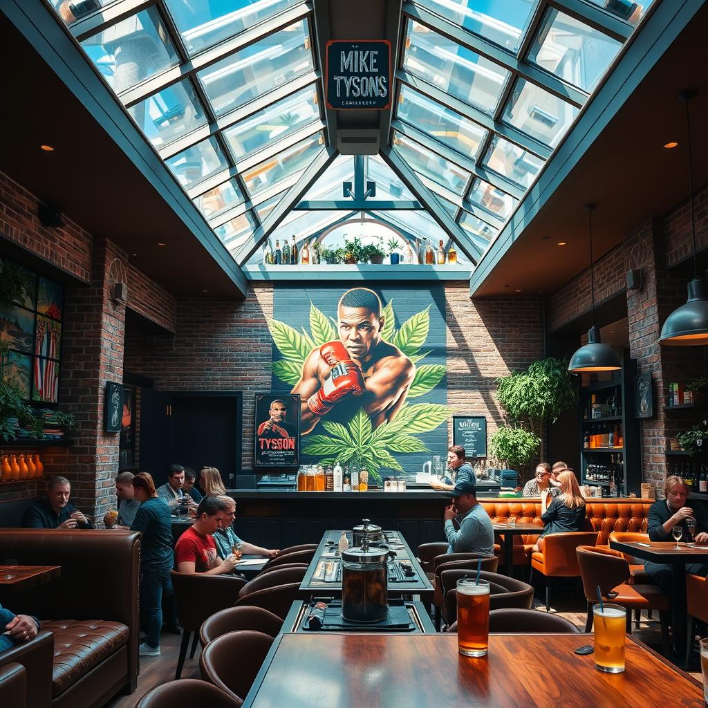 mike tyson Cannabis coffeeshop amsterdam